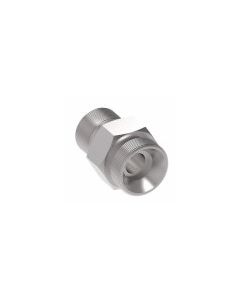 Steel Metric Flareless Fitting, 12.00 mm L Series To G 3/8 MaleBSPP With Seal