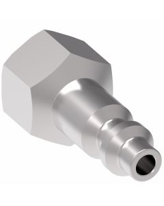 1000/400/500 Series MIL-C-4109 Industrial Interchange Air Quick Disconnect, Male Half, -04 Coupling, 1/4-18 Female NPT