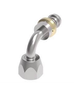 Universal swivel 90 elbow short
