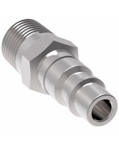 Auto-Flo 23 Series, Aro 210 Interchange Air Quick Disconnect, Male Half, -04 Coupling, 1/4-18 Male NPT
