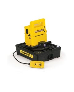 Enerpac | Two Speed, Economy Electric Hydraulic Pump, 3/2 Manual Valve, 115V, For use with Single-Acting Cylinders | PUJ1201B