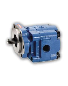 Hydraulic Gear Motor, 1.00 cu in/rev, SAE A 2-Bolt Mounting Flange, 3/4 Straight Keyed Shaft, 3/4 NPT Rear Ports, Bi-Rot