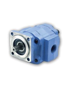 Box Motor With Internal Check Valves For Bi-Rotational Capability, 4.50 cu in/rev, 4-Bolt SAE B Mounting Flange, 13 Tooth SAE B Splined Shaft, 1-1/4 NPT Side and Rear Ports, Replaces Muncie PL19