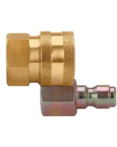 Pressure Washer Quick Coupler, Female Half, 1/4 Inch Coupling, 1/4-18 Female NPT