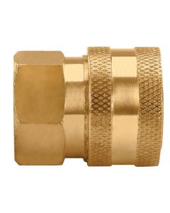 Pressure Washer Quick Coupler, Female Half, 3/8 Inch Coupling, 3/8-18 Female NPT