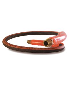 Dual-Line Non-Conductive Hydraulic Hose Assembly, 0.25 Inch ID Hose, 15 ft Foot Length, 3/8 NPTF Fittings, Plastic Guard, Up To 10000.00 PSI