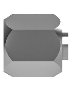 Stainless Steel Adapter, 1/2-20 Male JIC 37 deg Flare Cap