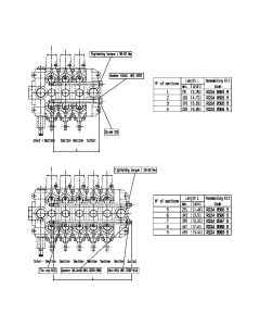 VD12A Series Salami VD12A/1 SECTION BOLT Kit