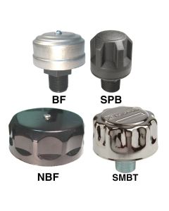 Breather, 3/4 NPT Male Thread, Chrome-plated Steel, 40 micron, 26 Rating