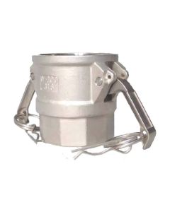 Stainless Steel Cam & Groove Coupler, Female Half, 3 Inch Female NPT
