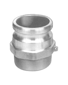 Stainless Steel Cam & Groove Adapter, Male Half, 2 Inch Male NPT
