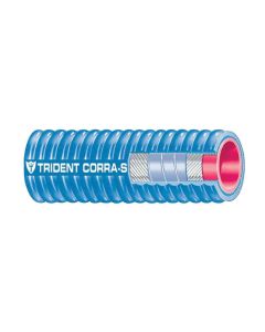 Corrugated Blue Very Hi Temperature Silicone Rubber Wet Exhaust Hose, 2.50 Inch ID, Up To PSI