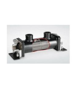 EK Series Water Cooled Industrial Heat Exchanger, 2-Pass, Copper Tube, Oil (M): 1-1/2 NPT, Water (N): 3/4 NPT Ports