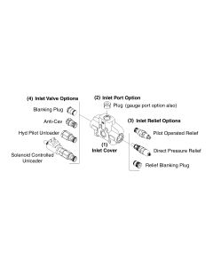 SD16 Series Walvoil Inlet Cover SD16 (FE SD16/AC(XG-