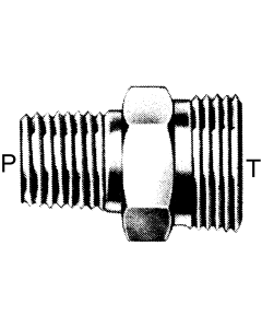 Steel Reusable Air Brake Adapters, Male NPT To Male USF Swivel, Straight
