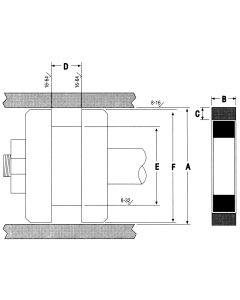 Style 1850 Bronze Filled PTFE Piston Seals