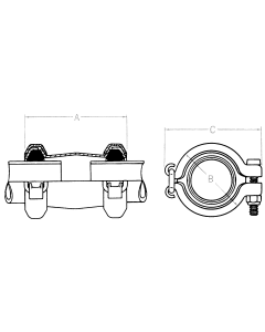 Flexmaster Pipe & Tube Joints, Straight