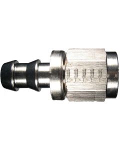 Nickel-Plated Aluminum Reusable Socketless Fittings, Female JIC 37 deg Flare Swivel, Straight