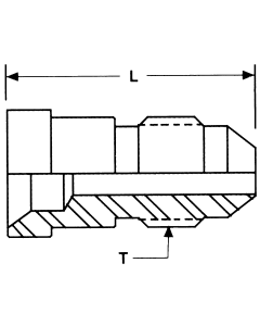 Stainless Steel Adapters, Female JIC 37 deg Flare To Male JIC 37 deg Flare, Straight Reducer