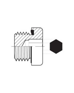 Metric Countersunk Sealed Plug
