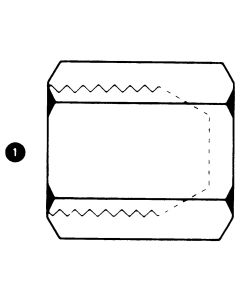 Steel Adapter, M14 x 1.5 Female Komatsu Cap