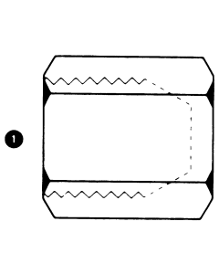 Steel Adapter, M24 x 1.5 Female Komatsu Cap
