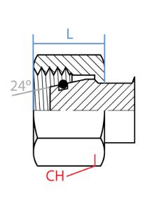 Metric Tube Cap