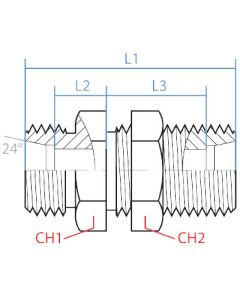 Din Bulkhead Union