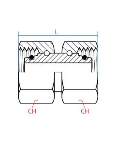 Female Din Soft Seal Union