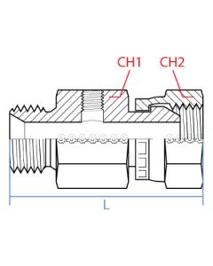 Bspp Test Port X 1/8" Bspp