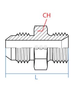 Male Jic X Male Metric Thread