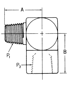 Steel Adapters, Male NPT To Female NPT, 90 deg Elbow