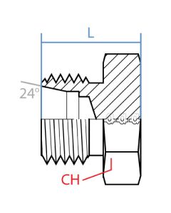 Din Metric Tube Plug Light
