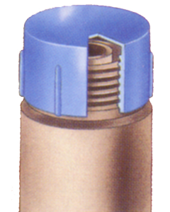 Polyethylene -12 SAE (1-1/16-14) Protective Threaded Cap for Flared Fittings