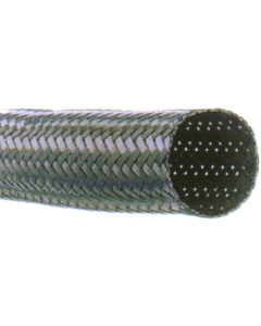 Stainless Steel Overbraid, 1-1/2 Inch ID, For Use With Hose OD From 1-1/8 to 2-1/4 Inch