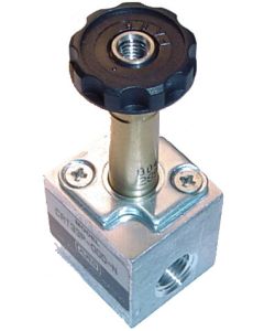 Cat Series Solenoid Operated Pneumatic Valve, 3-way 2-position Normally Closed, , 1/8 NPT (Side) Ports, 2.2 Flow Rating
