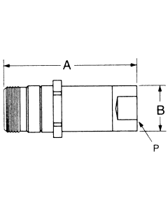 5100 Series Low Spill Connect Under Pressure Quick Disconnects, Male Half, Female Pipe