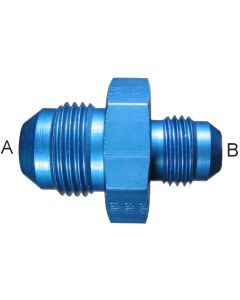 Aluminum Adapters (AN 919), Male JIC 37 deg Flare To Male JIC 37 deg Flare, Straight