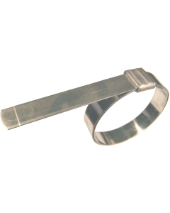Preformed Band Clamp, 0.75 Inch ID, 0.25 Inch Width, 0.020 Inch Thick