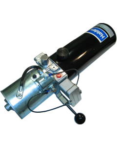 GC8000 Series Manual Control DC Power Unit, 12VDC Single Terminal Std Duty Motor, .250" Gear Pump, 3 Quarts Reservoir