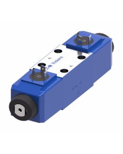 DG4V-3(S) Series Subplate/Manifold Mount NFPA Size D03 Solenoid Valve, 4-Way, 3-Position, Spring Centered, Closed Center, HP Performance, 220VAC50Hz 240VAC60Hz DIN 43650 Coil.