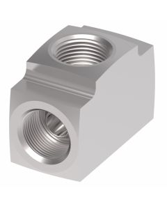 Brass Push>Connect Tube Fitting, 0.50 Inch Tube OD Union Tee