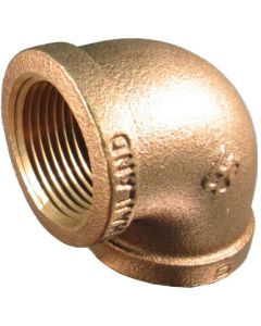 Brass Pipe Fitting, 1 Inch 90 deg Elbow