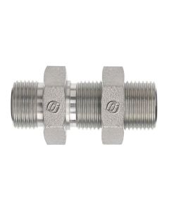 10MFS-10MFS BULKHEAD UNION W/LOCKNUT