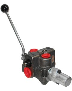 SDCF Series 1-Spool Monoblock Valve With Pressure Comp. Flow Control, 4-way 3-position, Tandem Center Friction Detent Spool, 0-12 GPM Flow Range