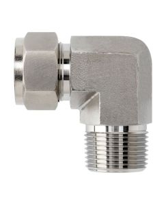 1/2tube x 1/2MNPT 90-SS