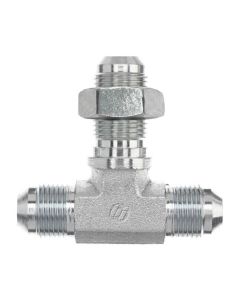 MJ-MJ-MJ BULKHEAD TEE WITH LOCKNUT