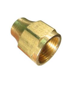 Brass Adapter, 3/8 in Male SAE 45 deg Flare to 1/2 in Male NPT, 45 deg Elbow