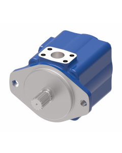25VQ Series Vane Pump, 14 Ring Size, 13 Tooth SAE B Splined Shaft, Outlet 90 deg CCW from Outlet, CW Rotation
