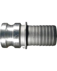 Aluminum Cam & Groove Adapter, Male Half, Inch Hose Shank